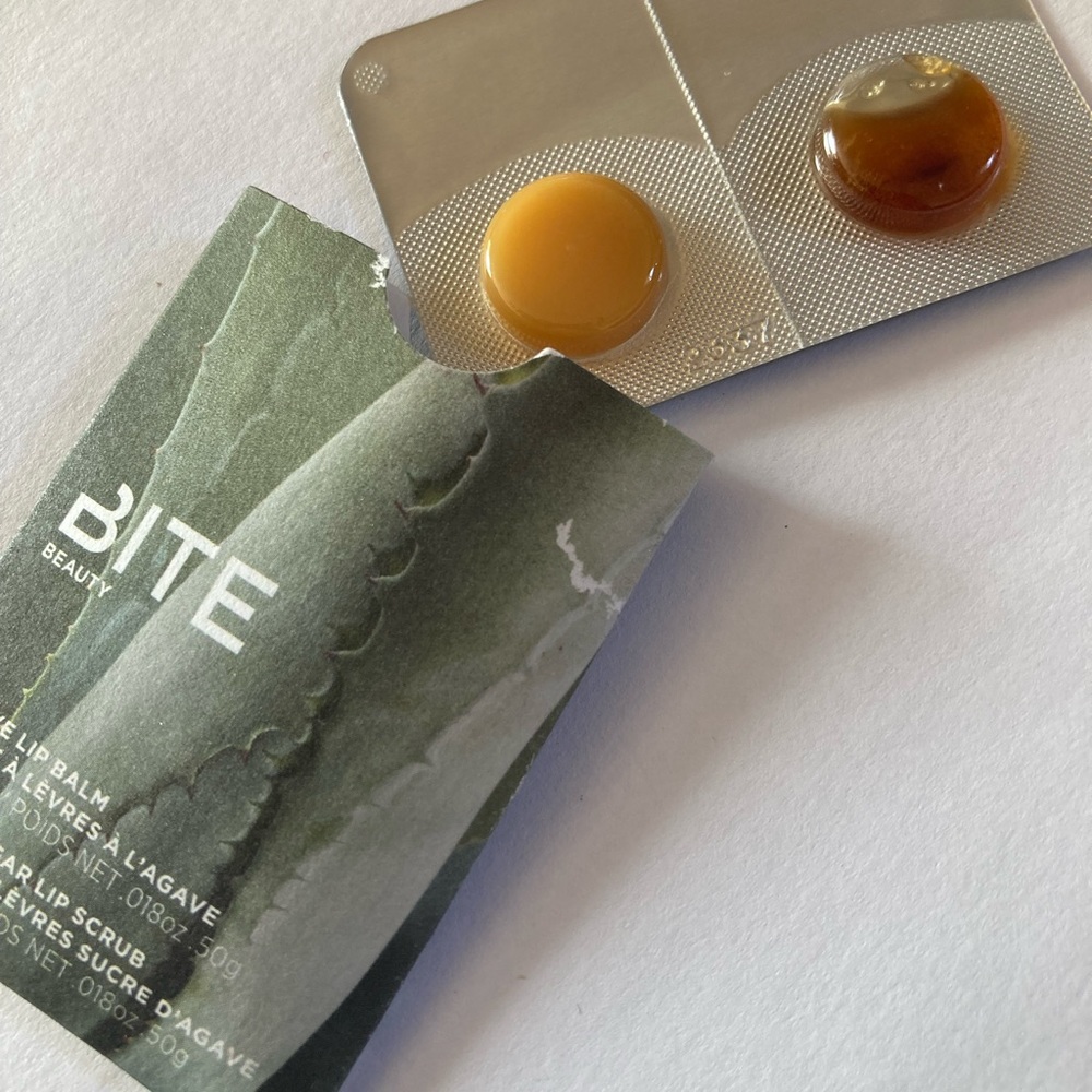Brand New Bite Beauty Lip Balm & Lip Scrub Sample Travel Size Sealed Unused